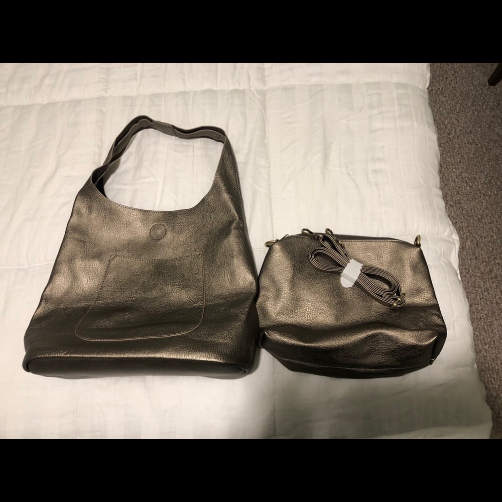 Bronze handbag